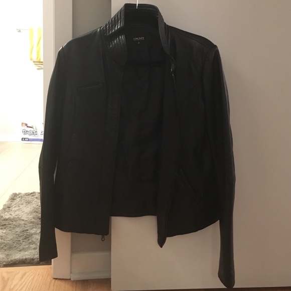 DKNY Black Leather Jacket