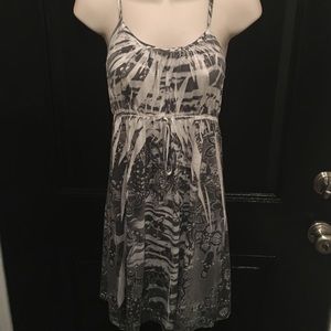 Black and white summer dress