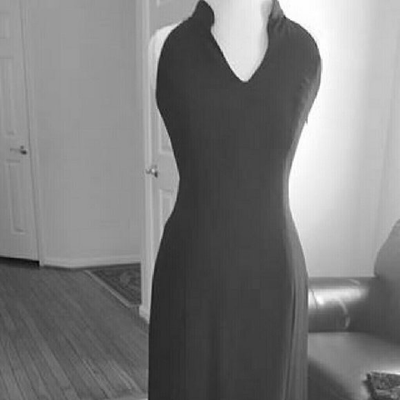 Size 6, Reggio black gown with sheer beaded back