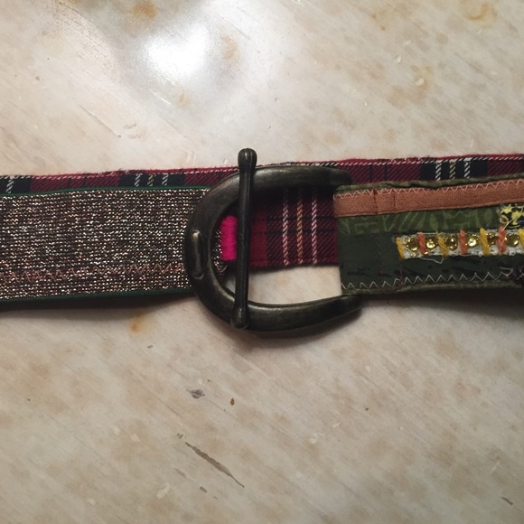 Free People Mixed Media Belt