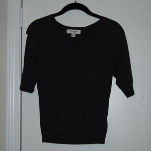 Dark Grey Half Sleeve Sweater