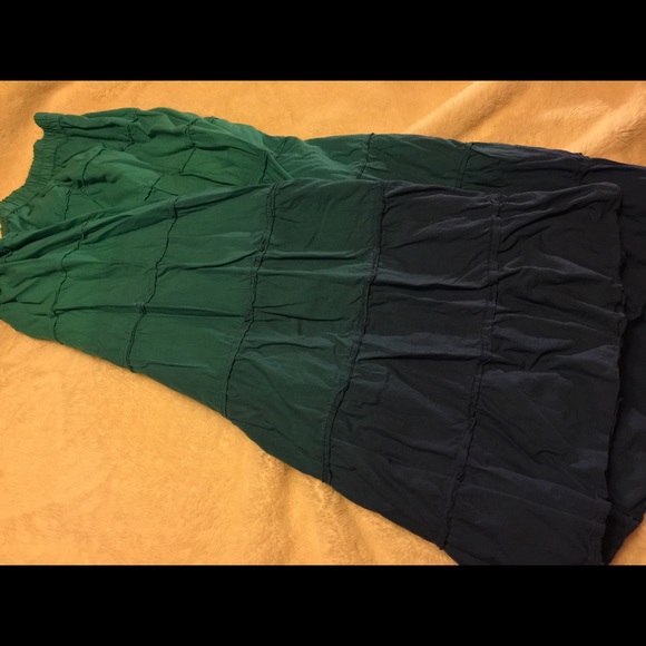 Ombré blues and green skirt wore once