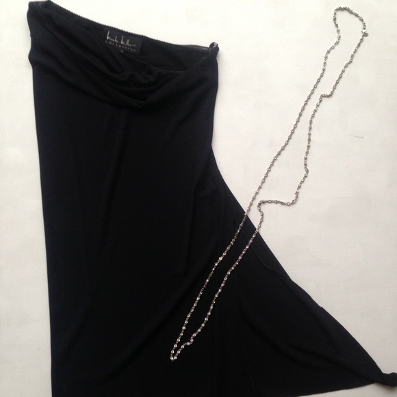 NICOLE MILLER Strapless Asymmetrical Long Top - Picture 4 of 4