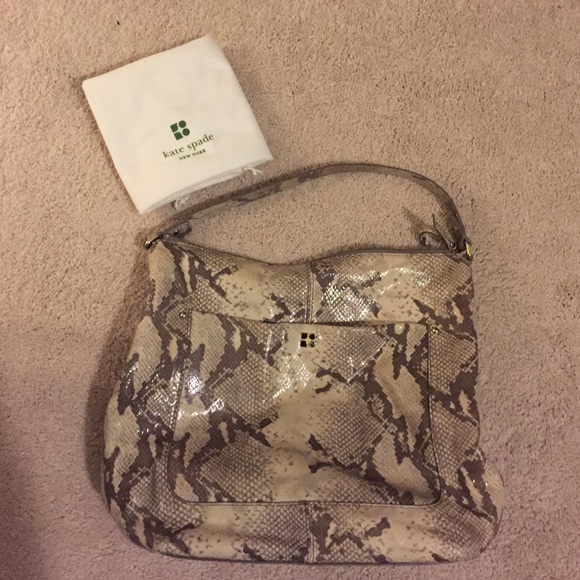 Kate Spade snake skin bag