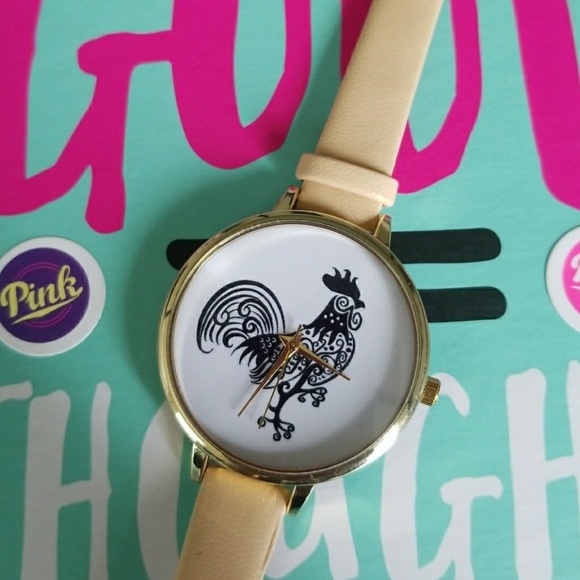 Rooster Watches, Gray, Beige, Skinny Band - Picture 5 of 8