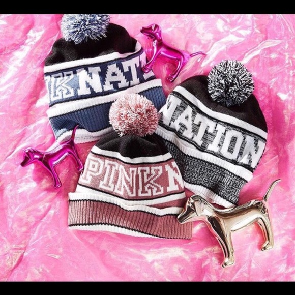 VS PINK begonia Beanie