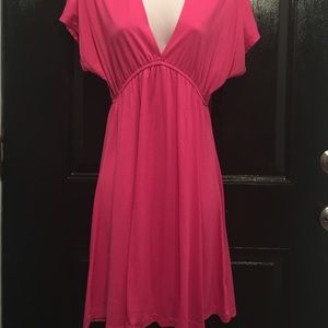 2 pink and purple sun dresses