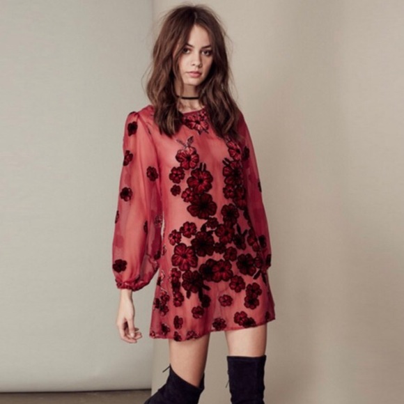 Authentic For Love and Lemons Heather Mini-dress