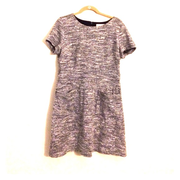 Gray Tweed Loft Dress