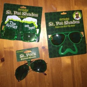 St. Patrick's Day Festive Glasses!!