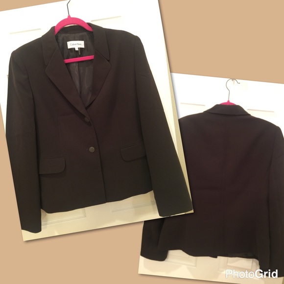 Calvin Klein Brown Ladies Business Suit Size 12