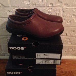 Bogs Ramsey leather waterproof work shoe.
