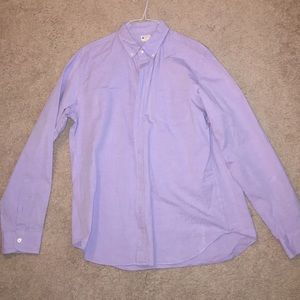 JCrew purple sun washed oxford.