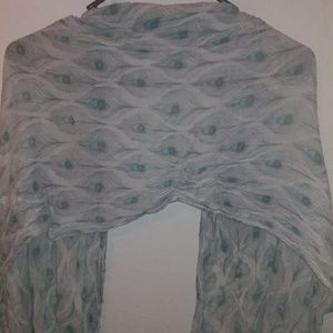 Peacock scarf