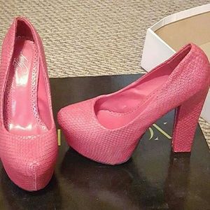 Platform Red High Heels