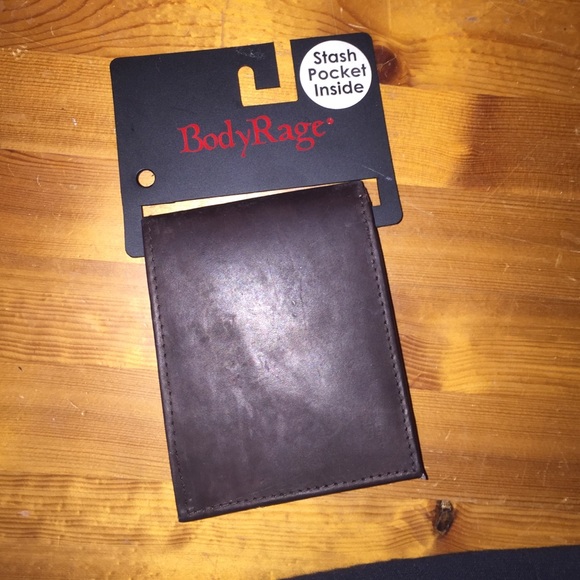 Brown Distressed Leather Wallet