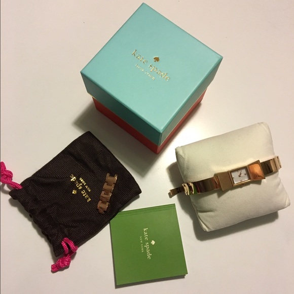 kate spade Accessories - Kate Spade Rose Gold Carlyle Watch
