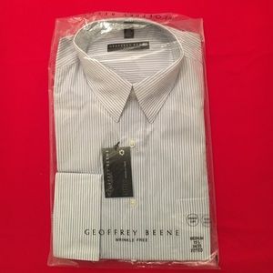 Geoffrey Beene Fitted Wrinkle-Free Oxford