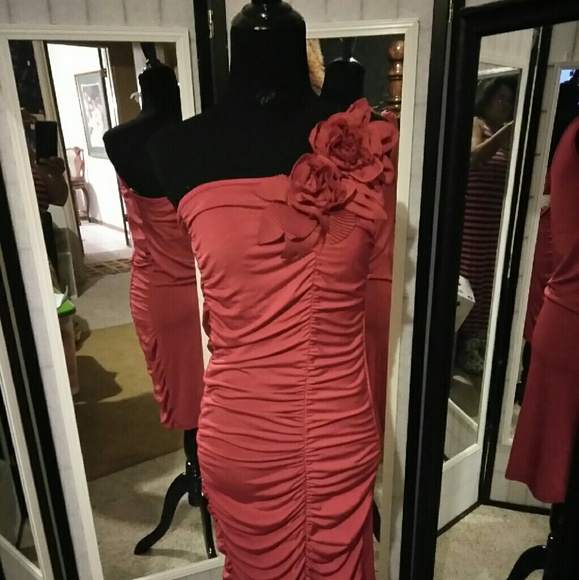 Red Evening Dress - Picture 2 of 4