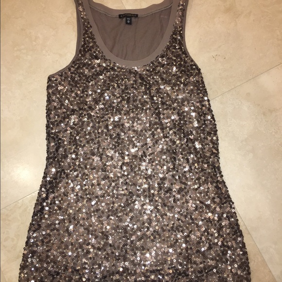 Express Sequin Tank Top