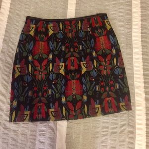 Angie Brand multi color floral skirt