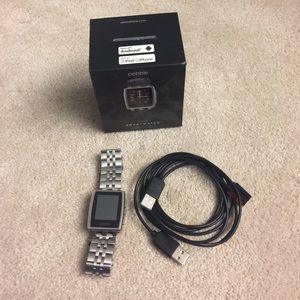 Pebble Steel Smart Watch