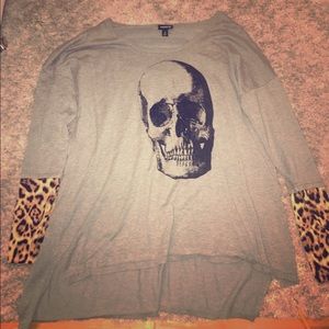 Long edgy sweater top