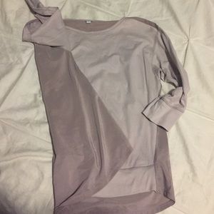 2 tones long sleeve shirt