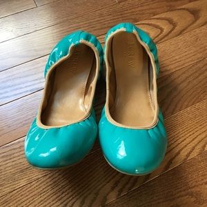 Jcrew patent leather ballet flats