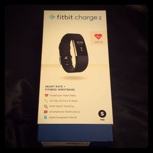 Fitbit Charge 2. Black. Small
