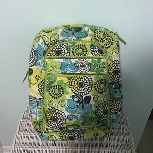 Original Vera Bradley Laptop Backpack in Lime's Up