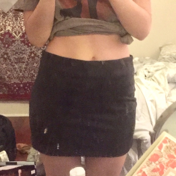 Forever 21 Leather Mini - Picture 4 of 4