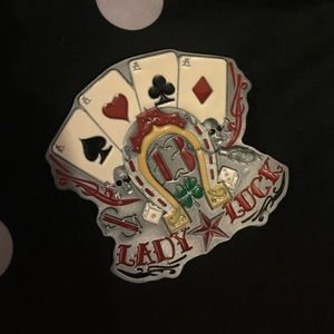 Lady Luck Belt Buckle