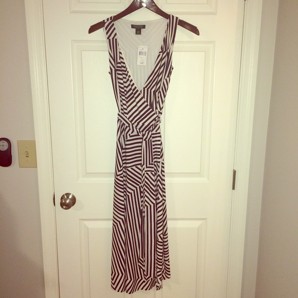 NWT Navy & White Ralph Lauren wrap dress size 2