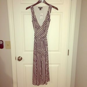 NWT Navy & White Ralph Lauren wrap dress size 2