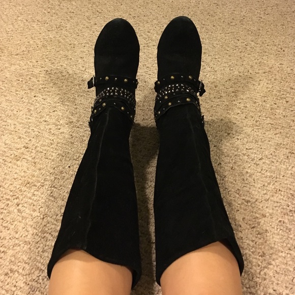 Studded boots