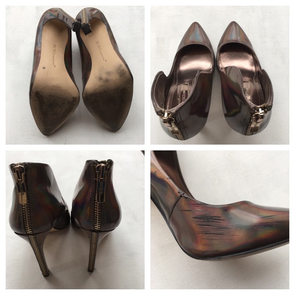 BCBG Hologram Shiny Patent Pump Heels - Picture 3 of 4