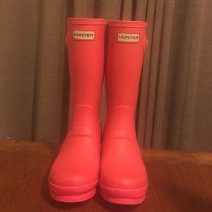Kids pink HUNTER boot