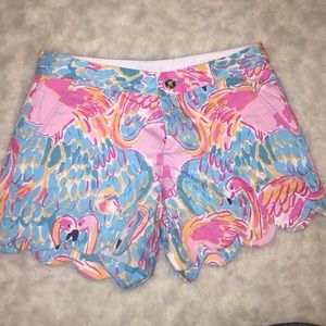 Lilly Pulitzer buttercup scallop shorts