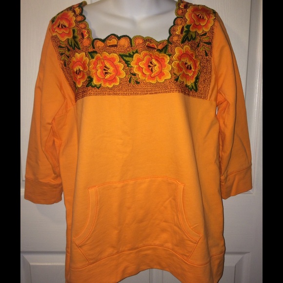Orange Lucky Brand shirt, XL