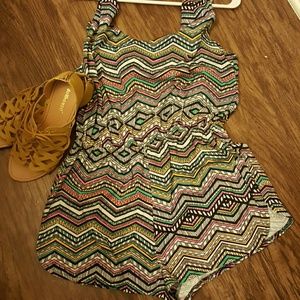 Open back romper