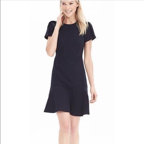 BANANA REPUBLIC | NWOT Short Sleeve Flounce Dress