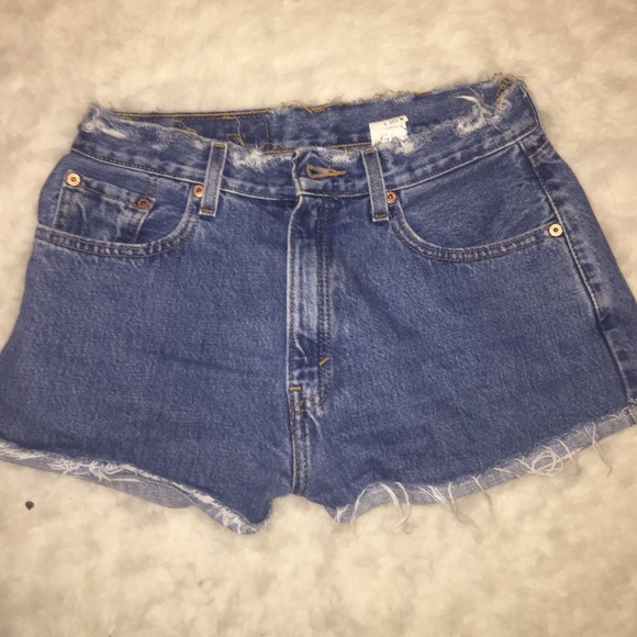 Levi cutoff shorts