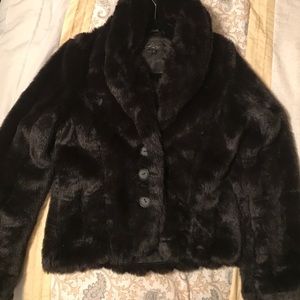 Faux Fur Coat, size small, very nice