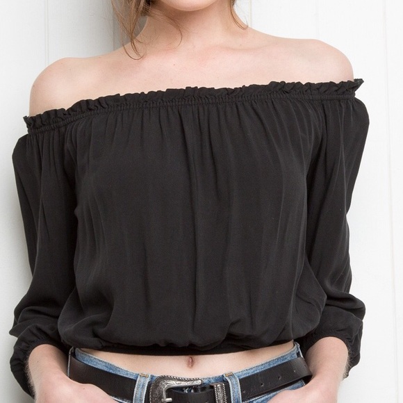 Brandy Melville off the shoulder top.