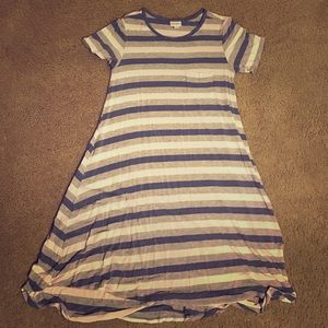 LulaRoe Striped Carly LIKE NEW