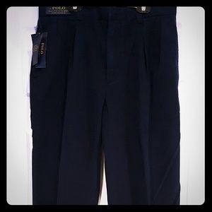 POLO RALPH LAUREN Classic Pleated Chino Pants NWT