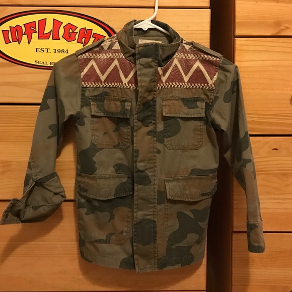 Lucky brand kids camo jacket
