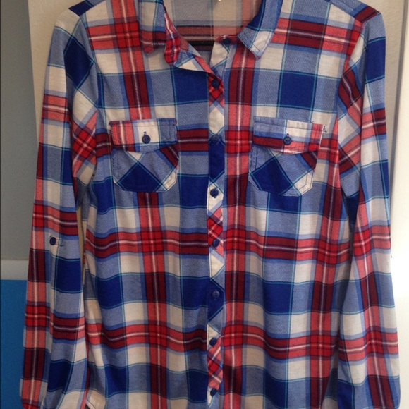 Red white and blue flannel by Passport