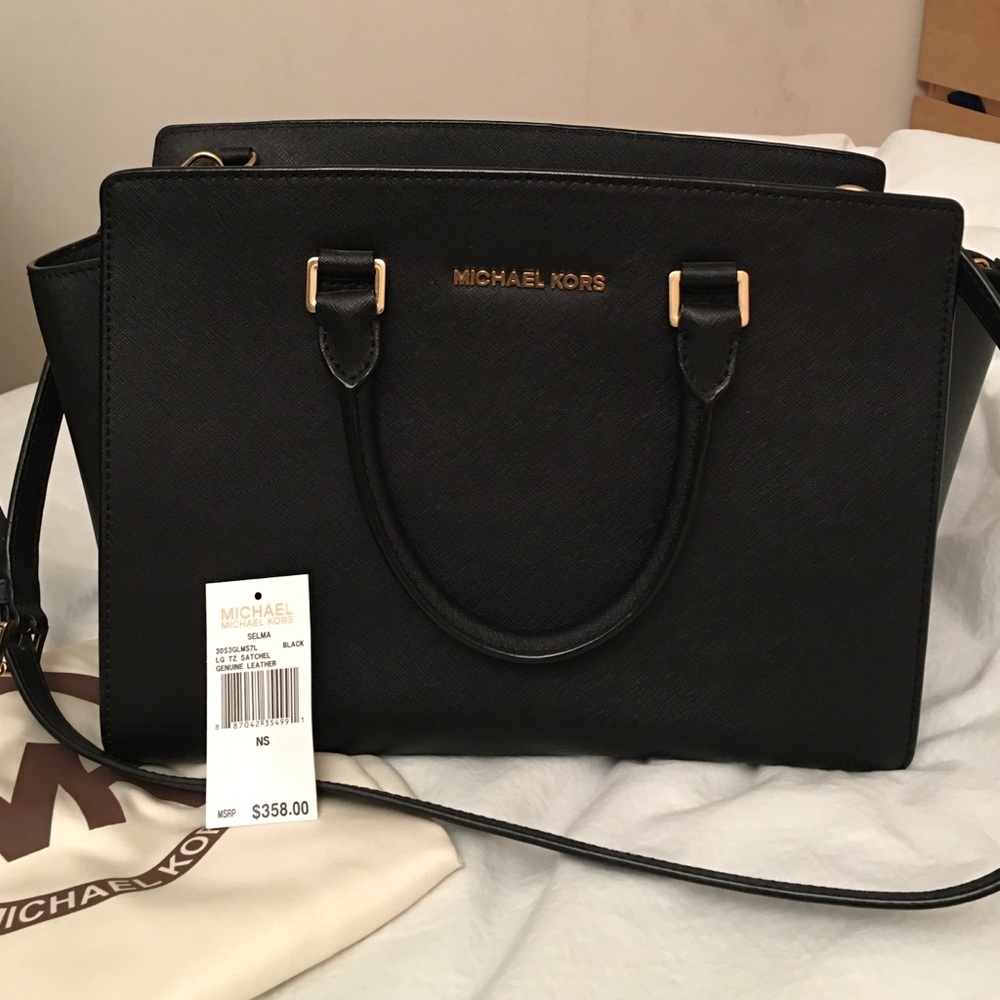Michael Kors Large Selma bag black